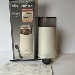 Braun Aromatic Coffee Grinder Gourmet Edition KSM-4 2.5 oz